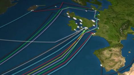 Imagini ULUITOARE. De aici vine INTERNETUL. 885.000 de kilometri de cablu întinși pe toată planeta!