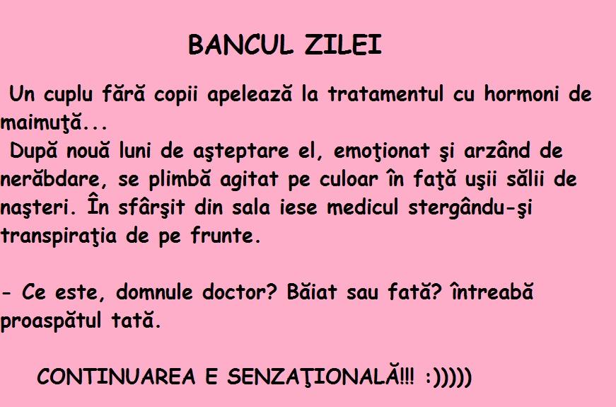 Bancul zilei!  Un cuplu fără copii apelează la tratamentul cu hormoni de maimuţă. Ce a urmat te va face să râzi cu lacrimi