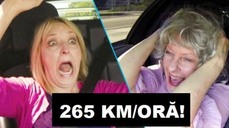 A plimbat 3 bunicuţe cu 265 km/h! Reacţia lor este nemaipomenită!