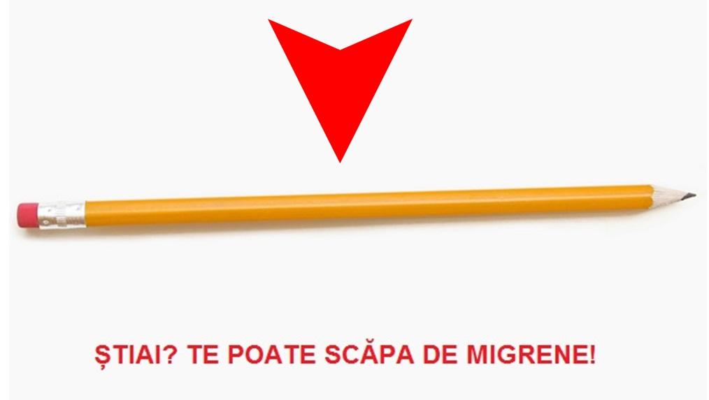 Metoda care spune adio analgezicelor! Scapă imediat de durerile de cap cu ajutorul unui instrument de scris