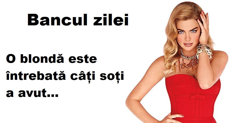 Banc: La interviu, o blondă este &icirc;ntrebată c&acirc;ți iubiți a avut...