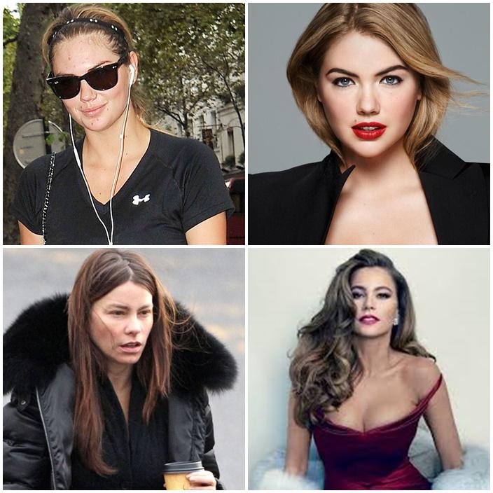 Foto! Nu te speria, sunt DIVELE din reviste, dar fără MACHIAJ! Cum arată cele mai r&acirc;vnite femei din lume dimineaţa