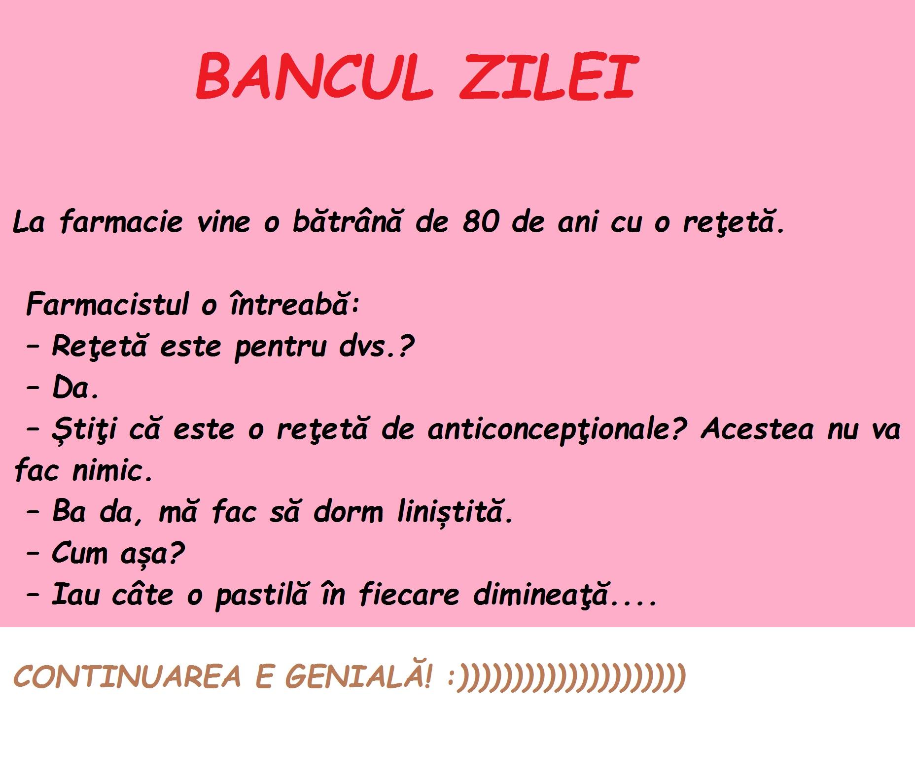 BANCUL ZILEI!  O bunicuță de 80 de ani cere de la farmacie o cutie de anticoncepționale. Vei râde cu lacrimi!