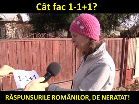 Râzi cu lacrimi! "Cât fac 1 - 1 + 1?", întrebarea care le-a dat mari bătăi de cap românilor