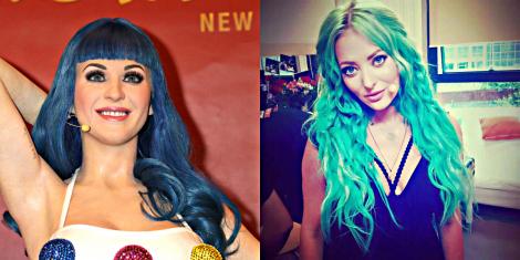 Zici că fac reclamă la vopsea de păr în fiecare zi! Katy Perry şi Delia sunt reginele excentrice ale schimbării!