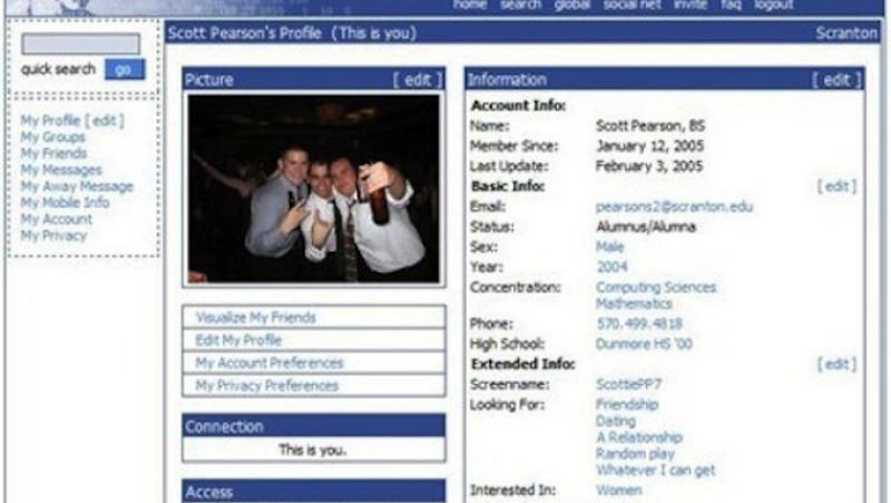 Zi de sărbătoare în întreaga lume! Aşa arăta Facebook-ul în urmă cu 12 ani. Sigur nu îţi mai aduci aminte