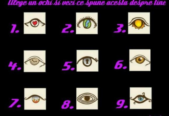 Alege un ochi și vezi ce fel de om ești! Testul care nu minte niciodată!