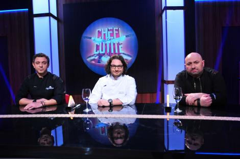 Sorin Bontea, Cătălin Scărlătescu și Florin Dumitrescu au început filmările pentru „Chefi la cuțite”