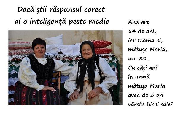 "Jocul v&acirc;rstelor"! Răspunsul &icirc;ți va spune dacă ai inteligența peste medie. Te bagi?