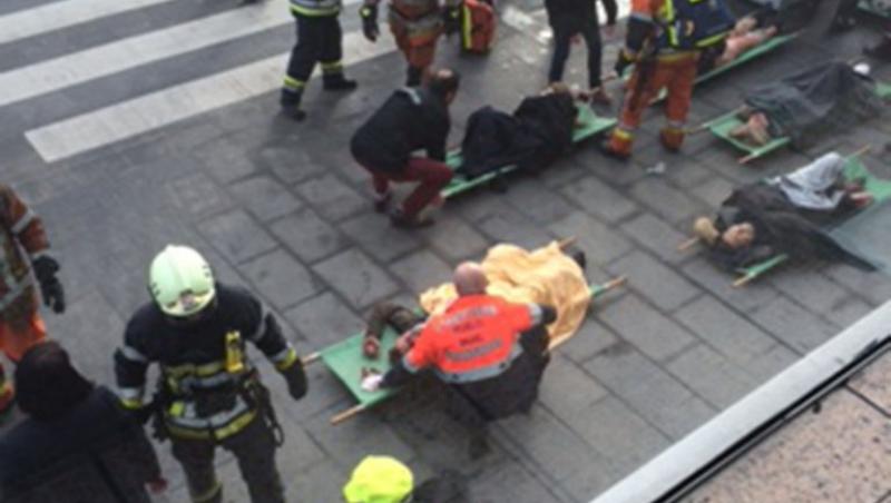 FOTO! Primele imagini cu teroriștii de pe aeroportul Zaventem. Ce s-a întâmplat cu cel în haină bej