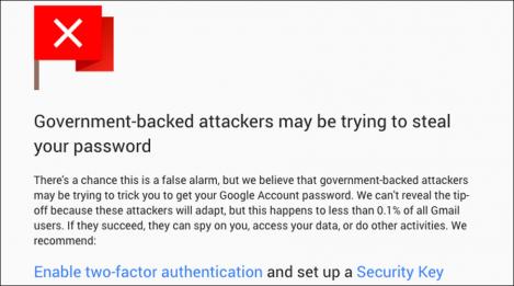 Google va avertiza utilizatorii când sunt spionați !