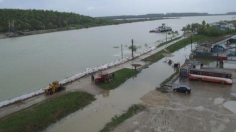 Cod Galben de inundații pe Dunăre - sectorul aval Isaccea, până vineri seară