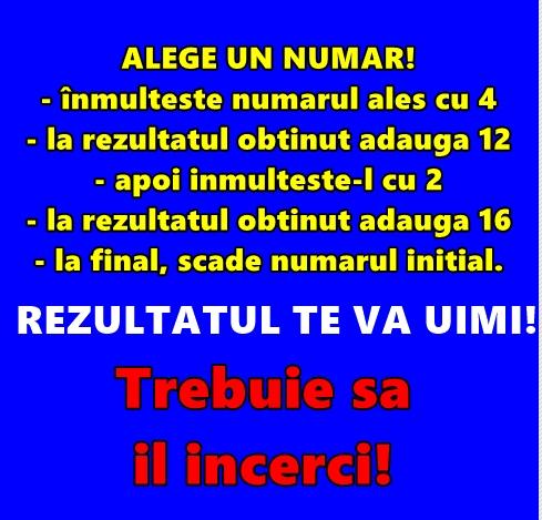 Trucul MATEMATIC care uimeşte o lume &icirc;ntreagă! Exerciţiul cu care poţi să &icirc;ţi laşi prietenii mască