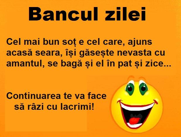 Bancul zilei: Cel mai bun soț își găsește nevasta cu amantul, se bagă și el în pat și zice: