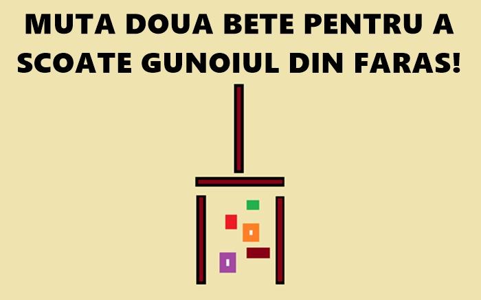 Ăsta e cel mai tare TEST de perspicacitate! Mută două beţe pentru ca gunoiul să nu mai fie &icirc;n făraş