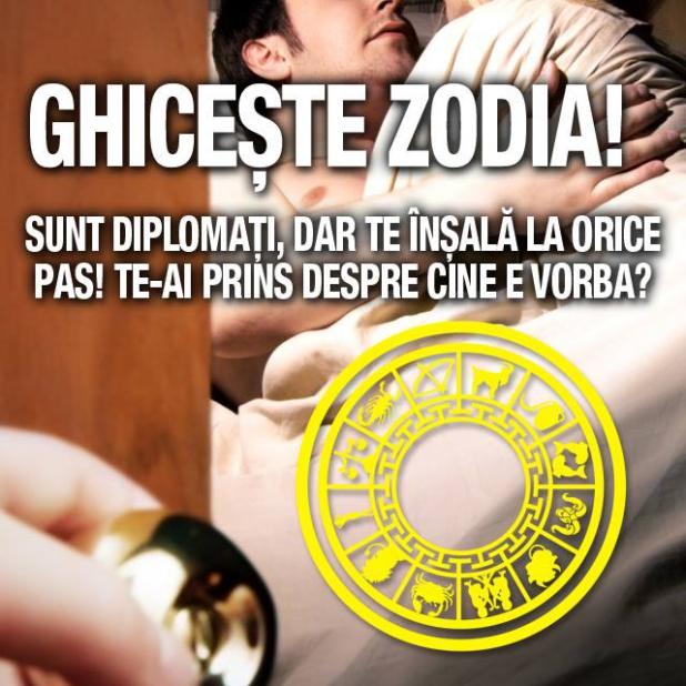 Fugi din calea ei! E diplomată, te &icirc;mbată cu vorbe dulci, dar te &icirc;nșală la fiecare pas! Te-ai prins despre cine e vorba?