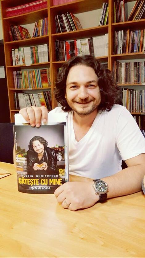 Chef Florin Dumitrescu intră în bucătăria ta! Cartea "Gătește cu mine - Rețete de acasă" a fost lansată
