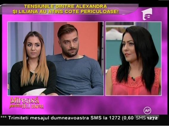 Crize de gelozie la ”Mireasă pentru fiul meu”! Alexandra se teme că îl poate pierde pe Florin în favoarea Lilianei. Uite cum reacționează