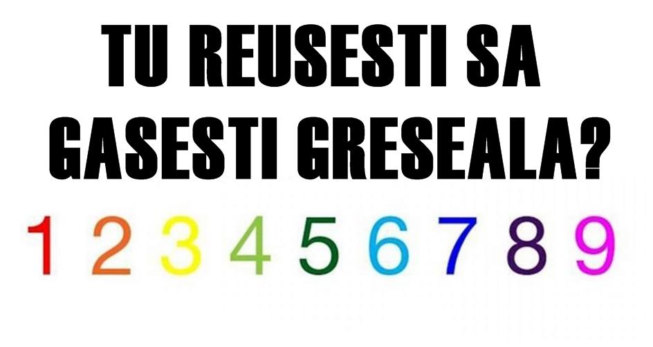 Uită-te bine! Ai zece secunde la dispoziţie să descoperi greşeala din imagine. Ai reuşit?