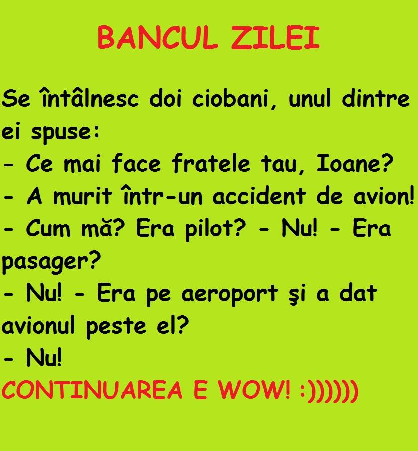 BANCUL ZILEI! Se întâlnesc doi ciobani pe-o cărare