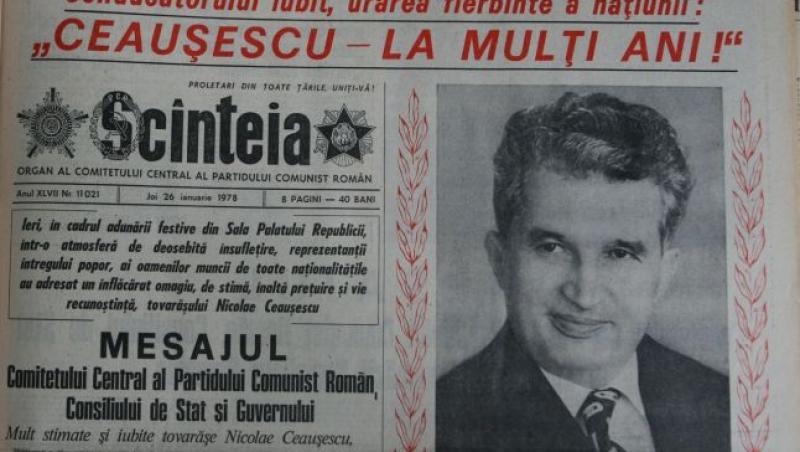 Ceaușescu ne-a mințit pe toți: nu era născut pe 26 ianuarie! Și-a schimbat data pentru a nu fi umbrit de Mica Unire, de pe 24!