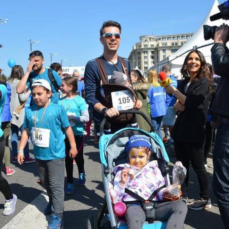 Daniel Osmanovici aleargă cu fiica sa la maratonul Internațional de la Cluj: "Ea oricum mă aleargă mereu în jurul blocului"