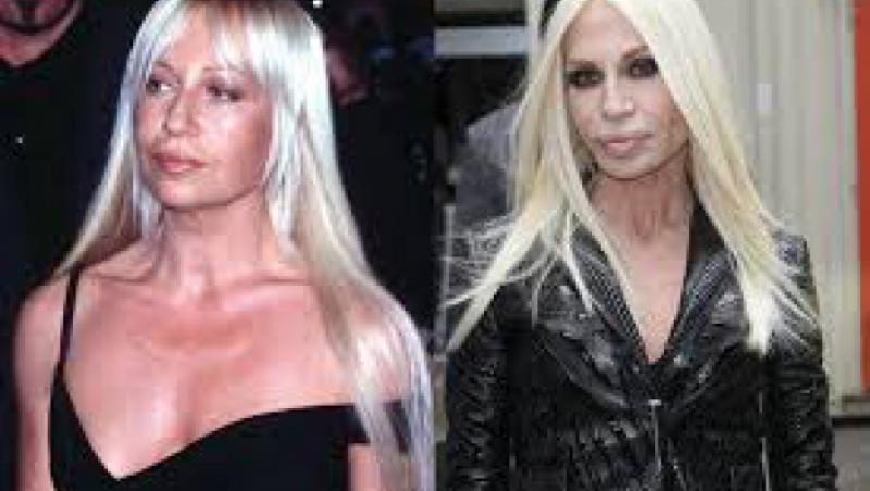 WOW! Frumusețe răpită de bisturiu! Cum arăta celebra Donatella Versace în tinerețe, înainte de operațiile estetice care au desfigurat-o