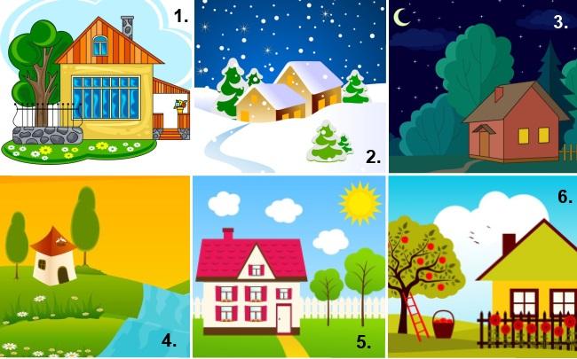 Alege o casă! Decizia ta spune multe despre caracterul ascuns!