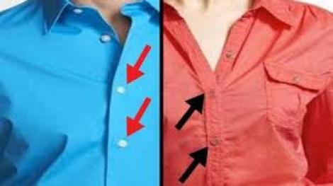 Știai de ce nasturii de la cămășile bărbaților sunt puși pe dreapta și la femei pe stânga?