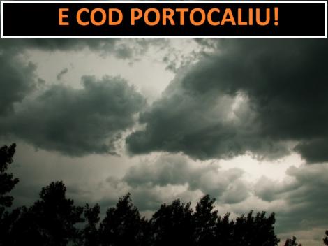 Vremea o ia razna! ANM a emis avertizare de ultimă oră: Cod Portocaliu de ploi abundente în nouă județe