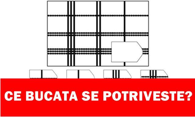 Test de inteligență și atenție. Care este bucata lipsă din imagine?