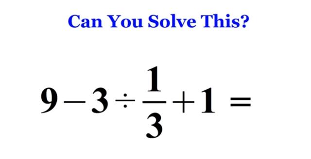 Ecuația care &icirc;ți va da mari bătăi de cap. &Icirc;n 1980, rata de succes era de 90%. Astăzi este un dezastru. Tu ai răspuns corect?