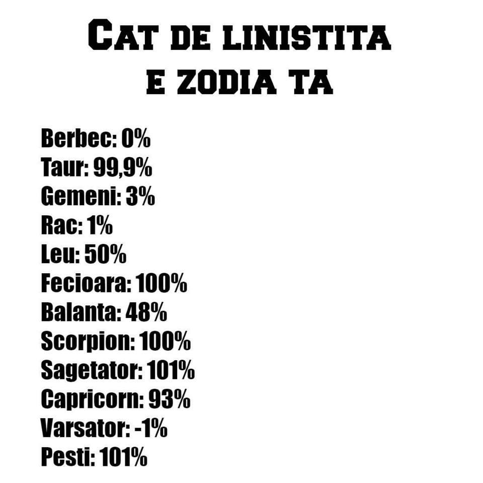 Agitat sau calm? Ce zici? Ţi se potriveşte? Surpriză mare la Vărsător şi Peşti! C&acirc;t de liniștită este zodia care te guvernează!