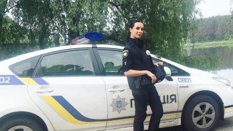 Povestea Ludmilei, omul legii de pe străzile Kievului! Bărbații către cea mai sexy polițistă: „Arestează-ne pe toți!”.