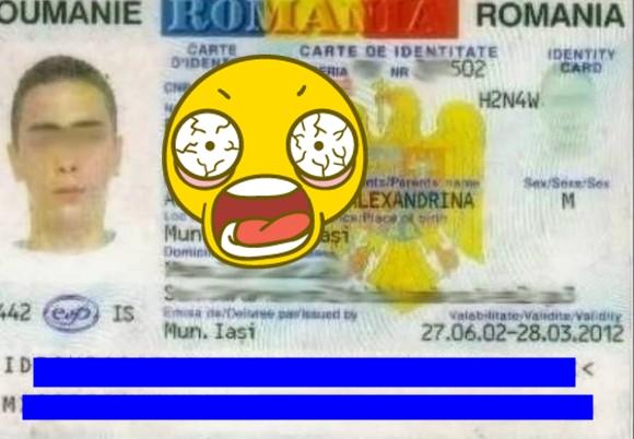 Foto! Ăsta e cel mai tare nume! Poliţiştii râd cu lacrimi când îi văd buletinul acestui român