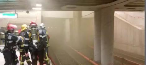 Panică la metrou! Un incendiu a avut loc în staţia "Timpuri Noi"