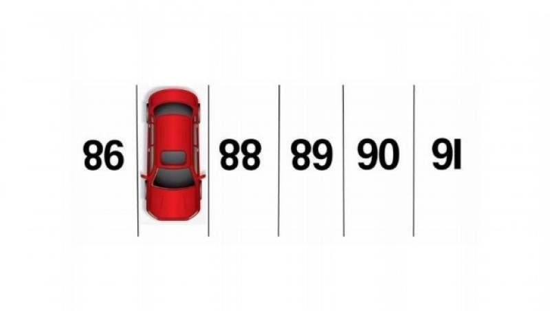 Testul care face ravagii! Cei mai mulţi dintre adulţi greşesc răspunsul! Ce număr are locul de parcare ocupat?