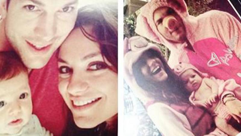 Cuplu celebru, fericire mare! Mila Kunis şi Ashton Kutcher vor deveni părinţi pentru a doua oară