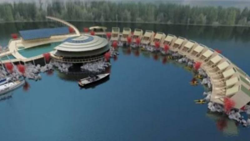 Bora Bora e amintire! Se deschide prima stațiune exotică din România: un sat de vacanță plutitor