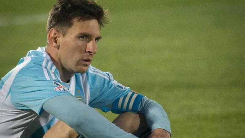 Messi se retrage din echipa națională a Argentinei. Nu a suportat înfrângerea de duminică