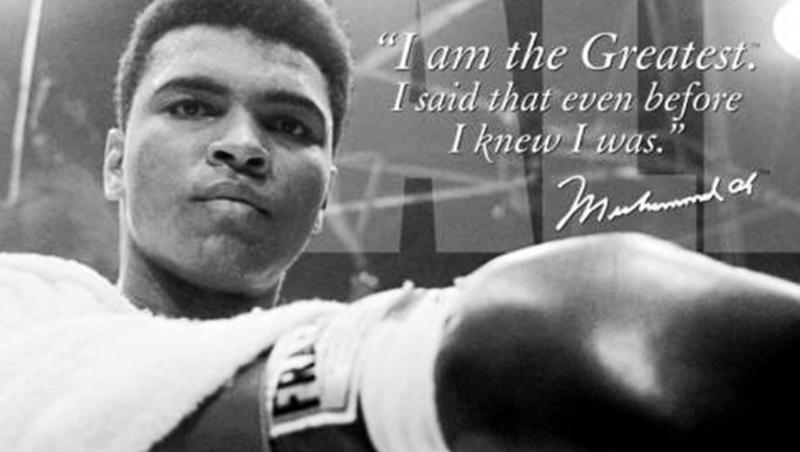 56 de victorii în 61 de meciuri, mişcări care au revoluţionat lumea boxului şi un geniu în ring! Muhammad Ali rămâne cel mai mare boxer din istorie