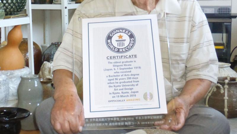 La 96 de ani a absolvit facultatea și a intrat în Cartea Recordurilor. Cel mai bătrân absolvent universitar din lume