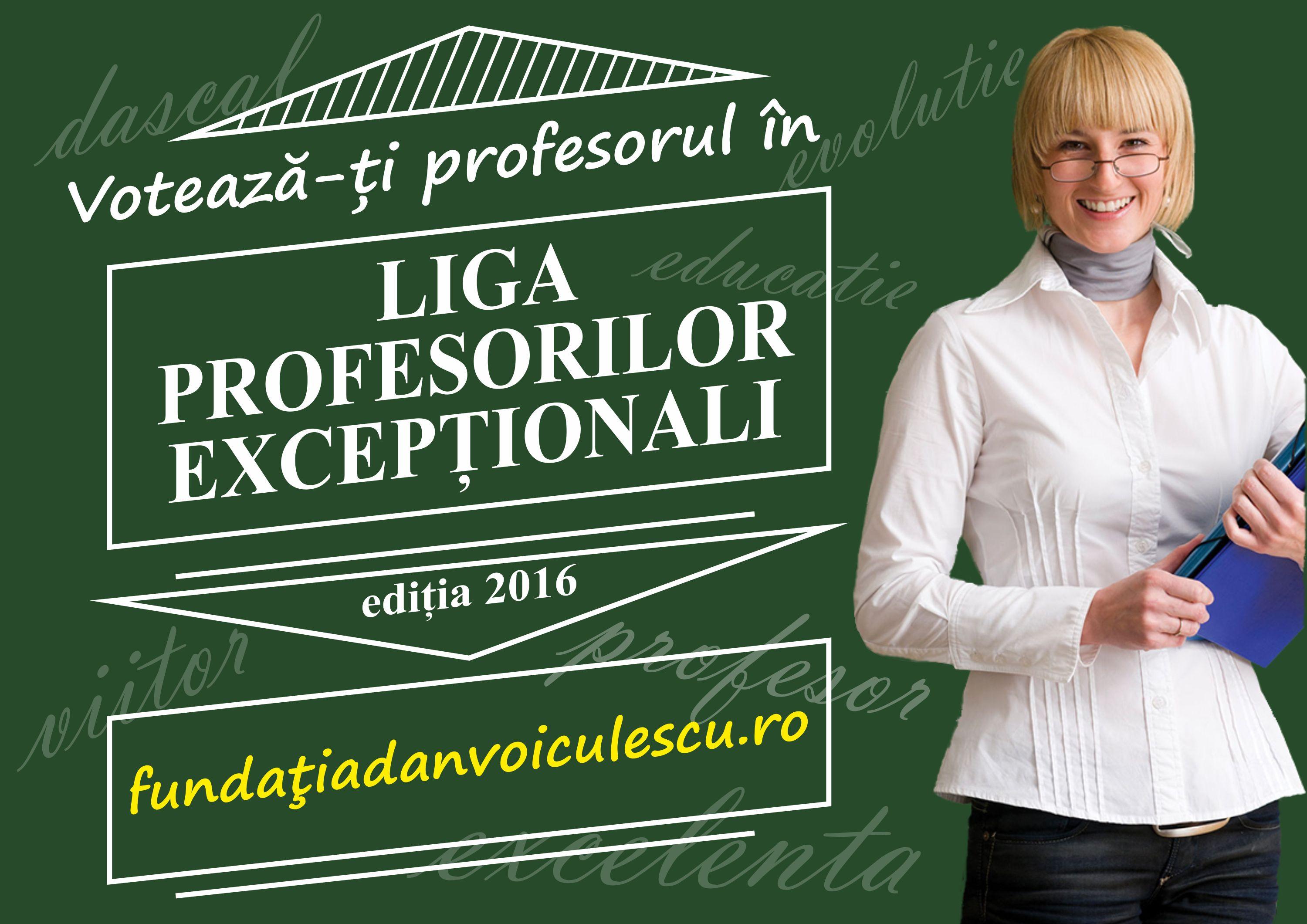 Liga Profesorilor Excepţionali a intrat în linie dreaptă: cei mai buni zece profesori din România ai anului 2016 asteapta voturile romanilor