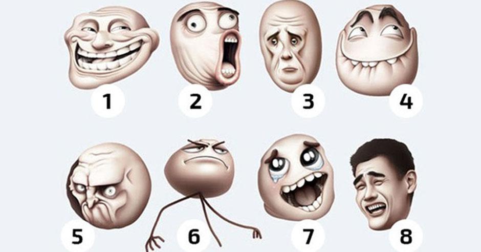 Testul care-ţi spune ce fel de persoană eşti. Alege una dintre feţe şi descoperă "Ești un adevărat iubitor de plăceri!"