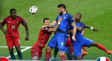 EURO 2016. Portugalia este noua campioană europeană! Franța pierde acasă, scor 0-1!