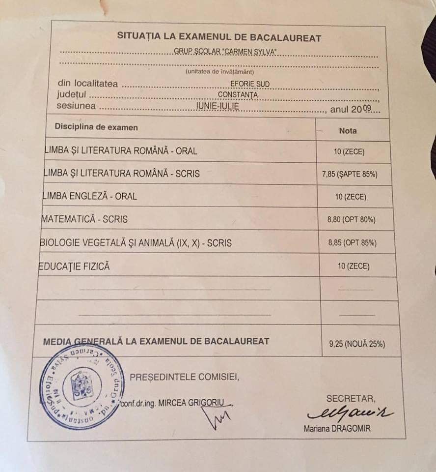 Răzvan Botezatu a trecut cu brio de examenul maturității. Note mari pentru vedeta Antena Stars!