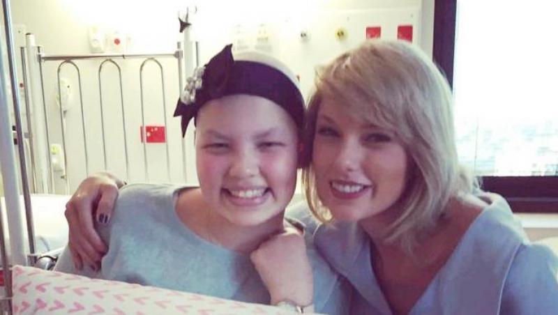 Gest emoționant! Artista americană Taylor Swift a vizitat mai mulți copii grav bolnavi, dintr-un spital din Australia: 