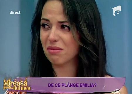 Adio Casa Mireselor! Emilia a făcut o criză de nervi şi a părăsit platoul emisiunii "Mireasă pentru fiul meu"!