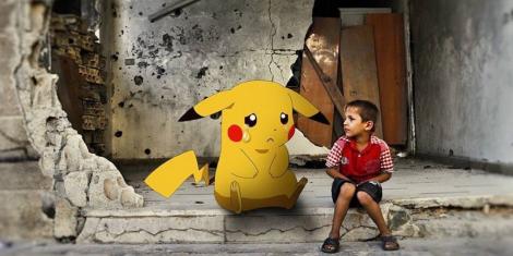 Copiii din Siria îndeamnă lumea, prin intermediul unor fotografii cu Pokémon, să îi caute şi să îi salveze