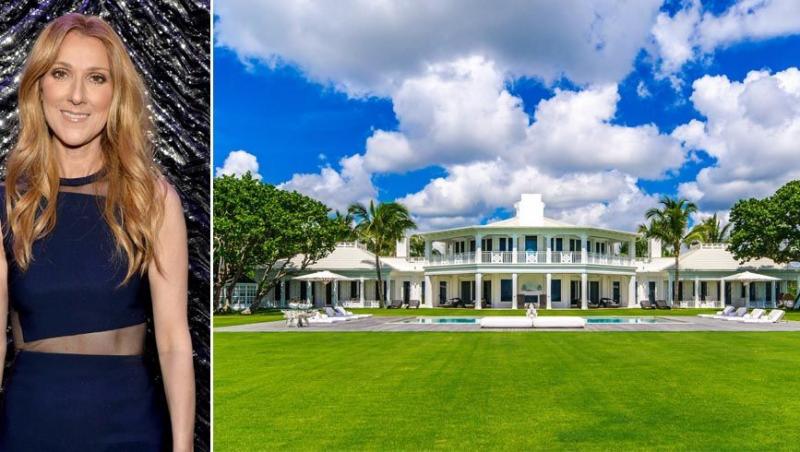 Celine Dion are casă de peste 70 de milioane de dolari cu propriul parc acvatic! Cum arată fabuloasa vilă a artistei